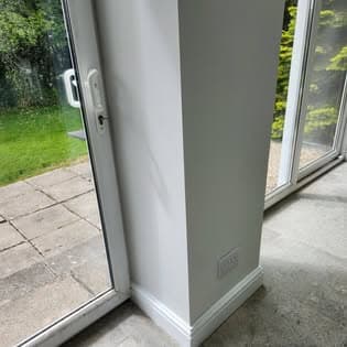 Interior finish · patio doors and bay windows